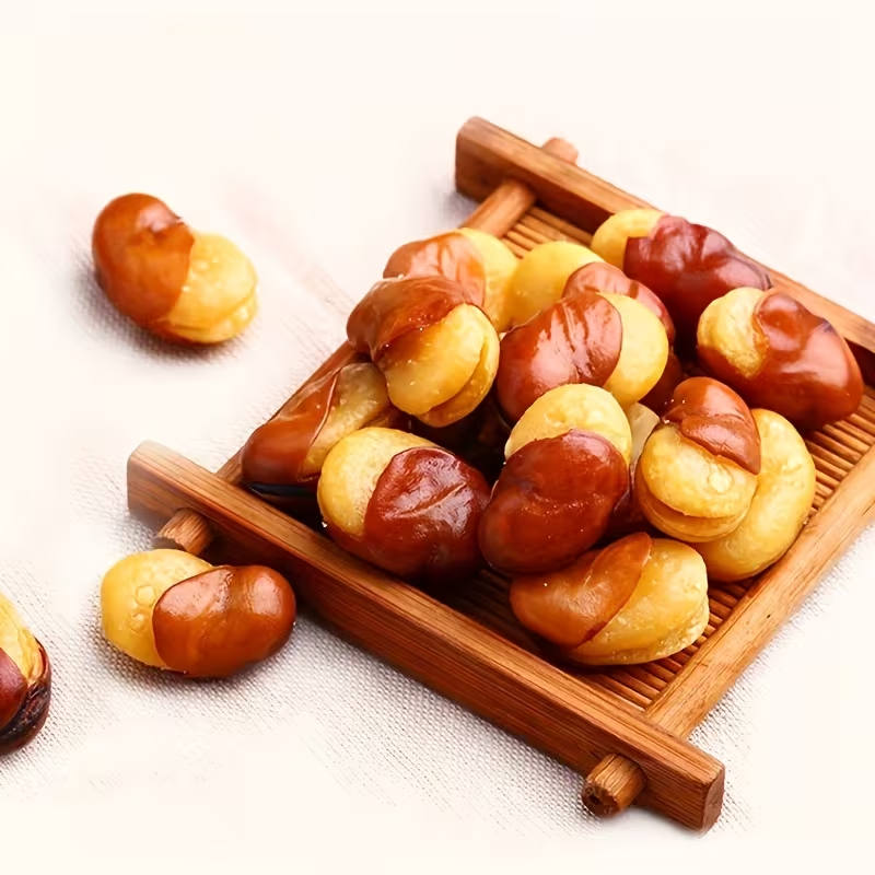[Halloween, Christmas] 8 Bags/ 800 Grams 28.2 Ounces Salt-Baked Broad Beans, Dried Fruits, Nuts Snacks, Ready-To-Eat Dry Goods, High Vegetable Protein, Low Calorie, Healthy Snacks, Halloween, Christmas Snacks Gifts, Party Snacks