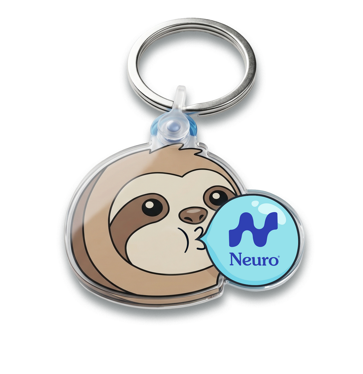 Feeling Slothy keychain